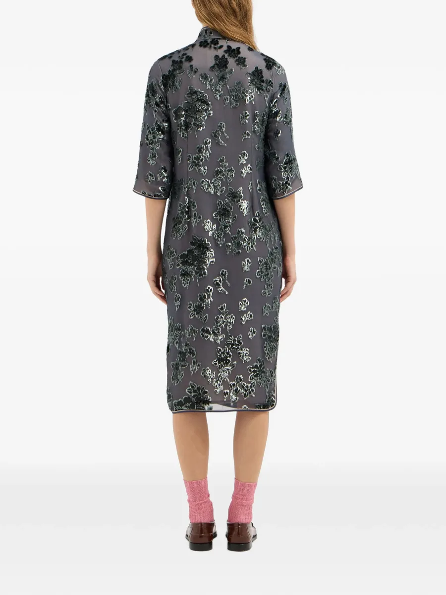 Vefio floral-detail midi dress 3