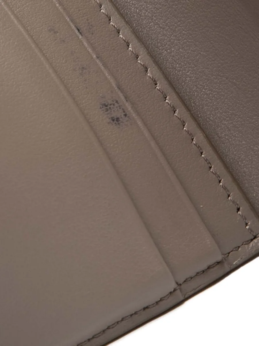 кошелек Shiny Calfskin Triomphe Flap Wallet (2022 год) 7