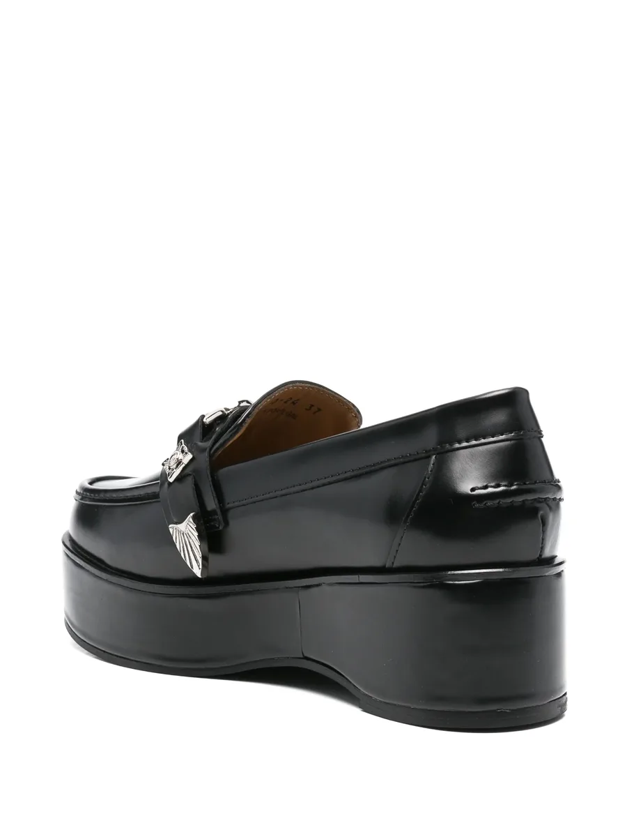 plaque-detailed loafers 6