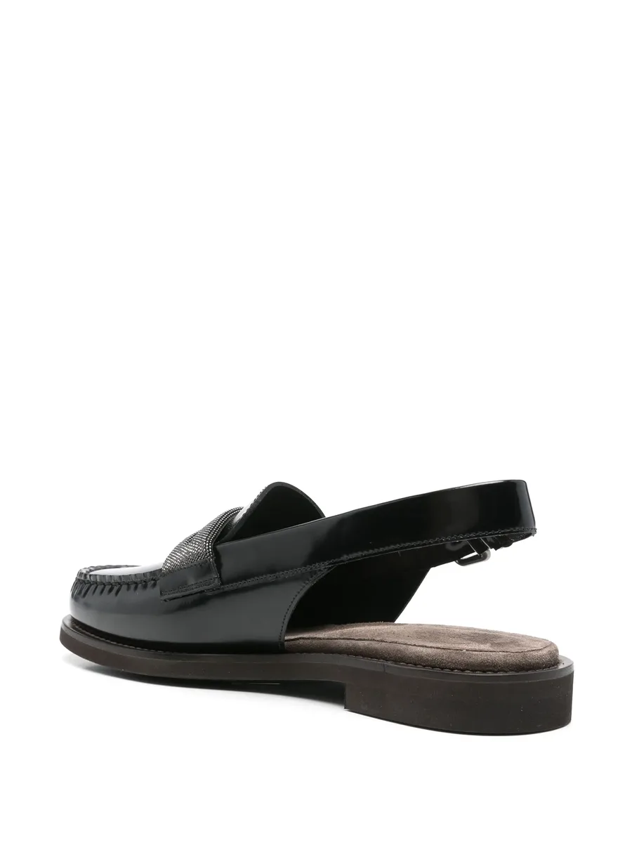 leather slingback loafers 6