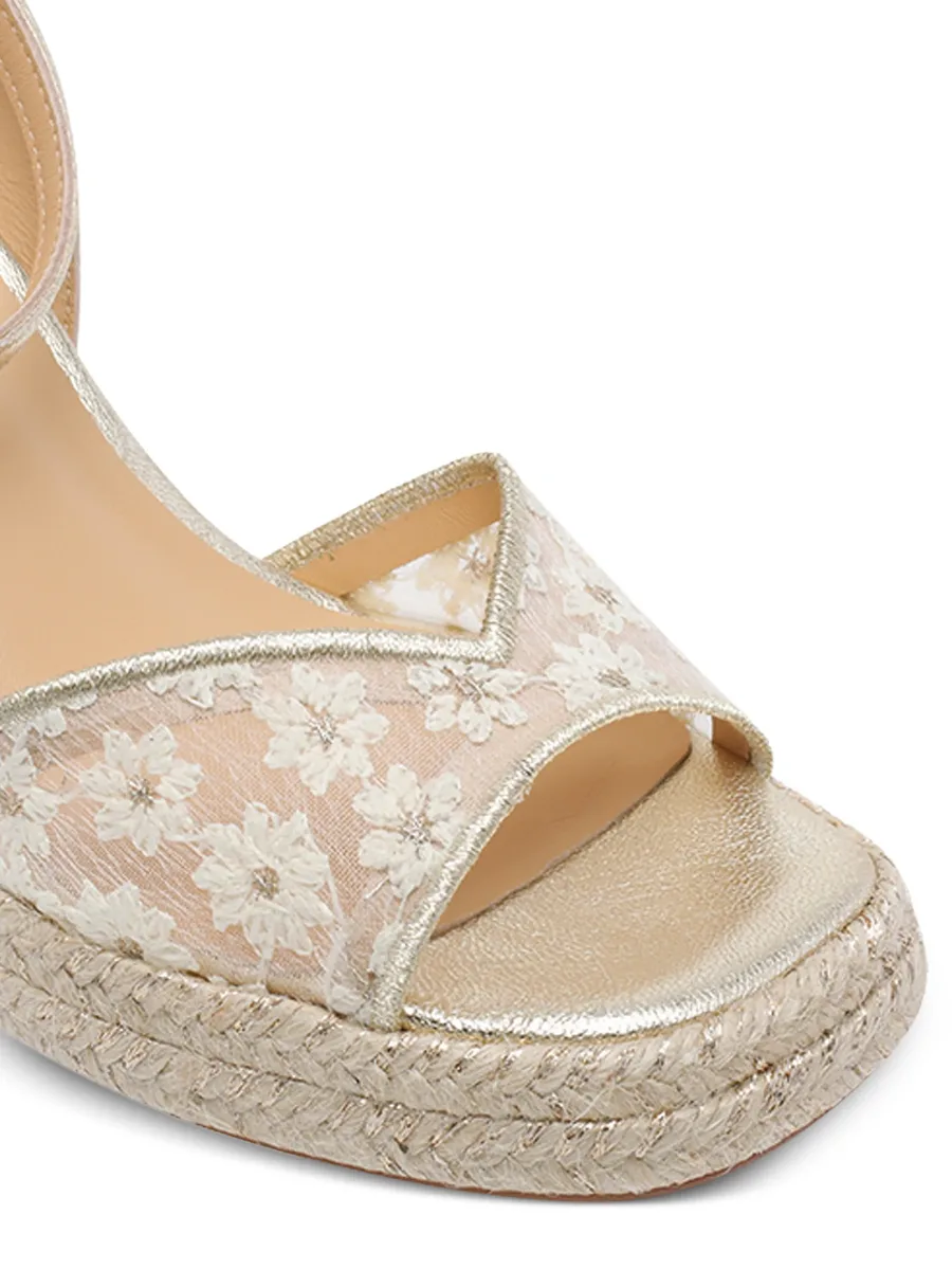 Vals flower-print sandals 8