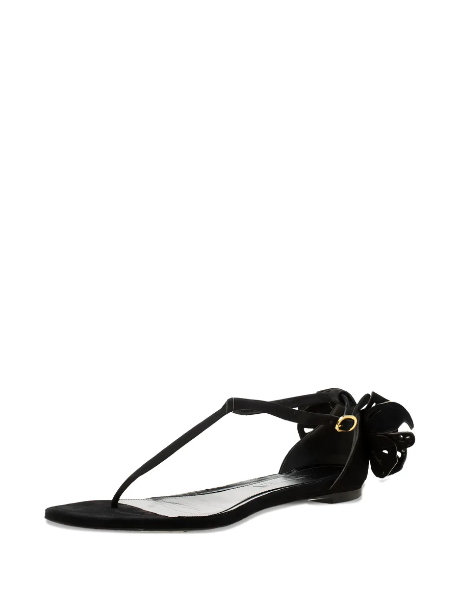 butterfly-detail leather sandals 3