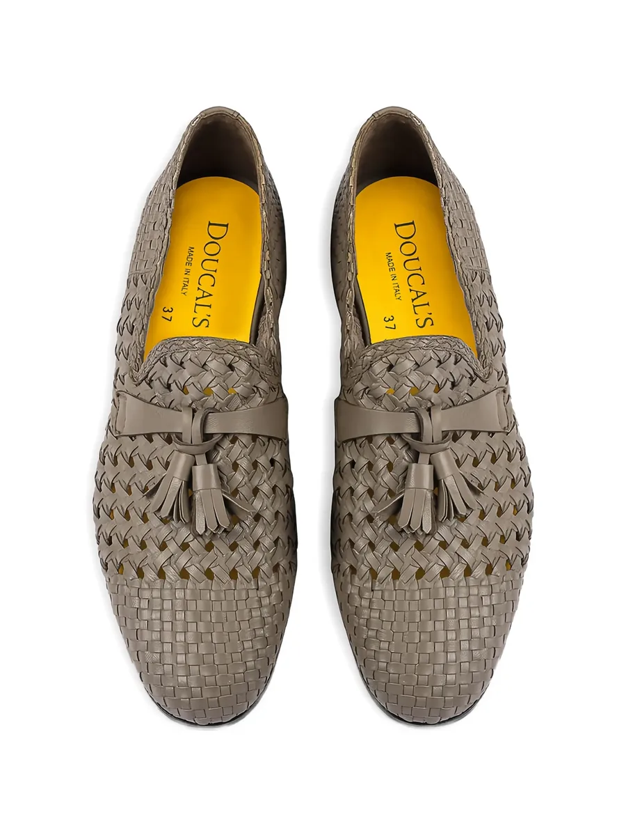 openwork tassel loafers 6