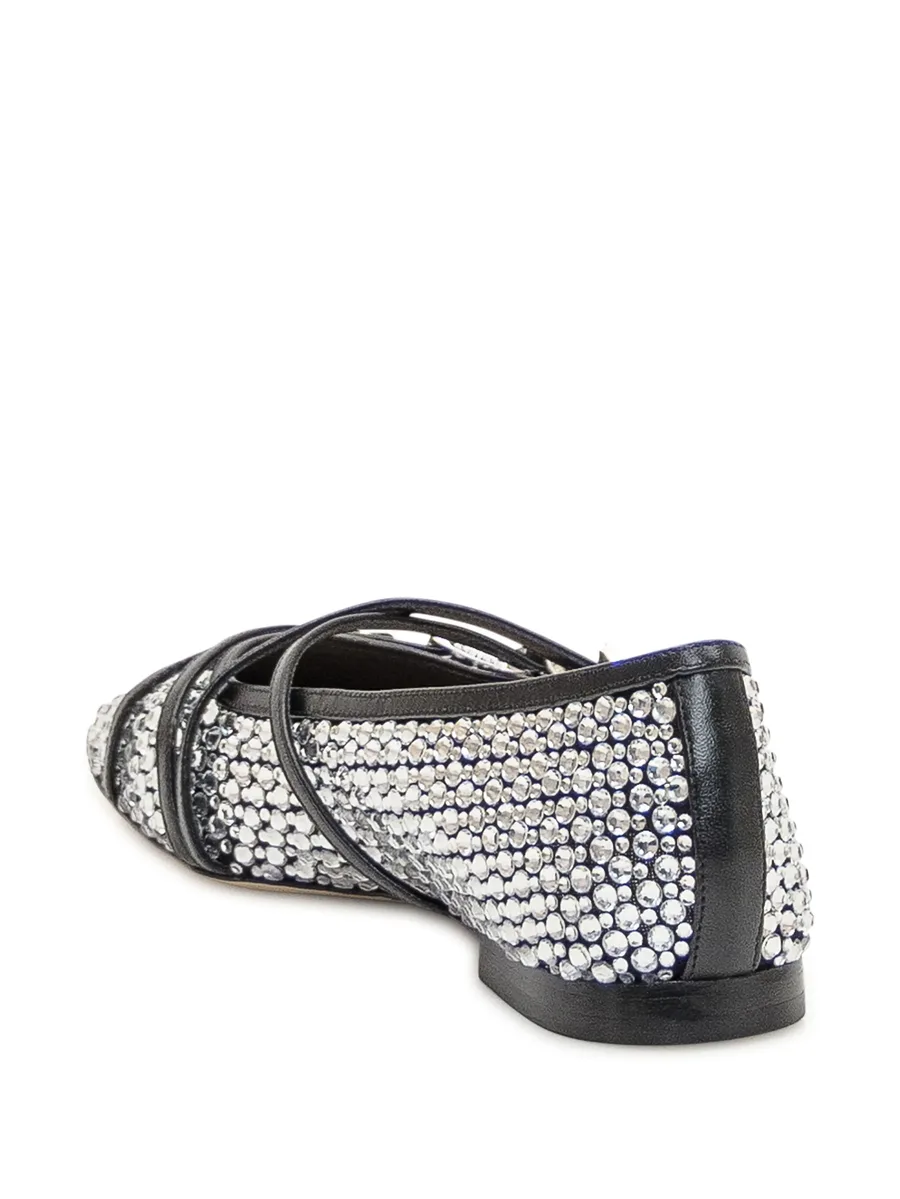 Crystal Net ballerina shoes 6