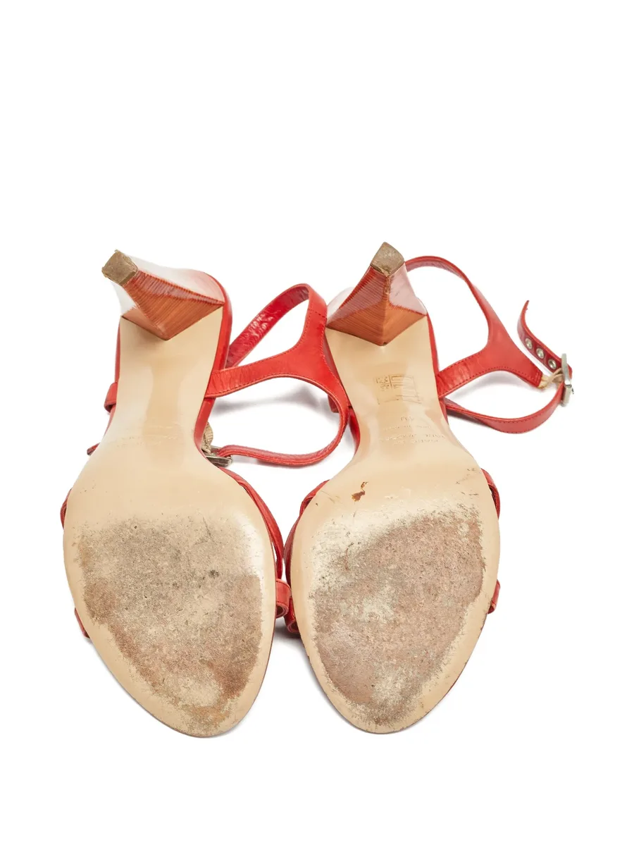 Patent Leather Buckle Sandals 7