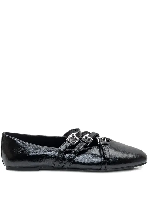 buckle-detail ballet flats