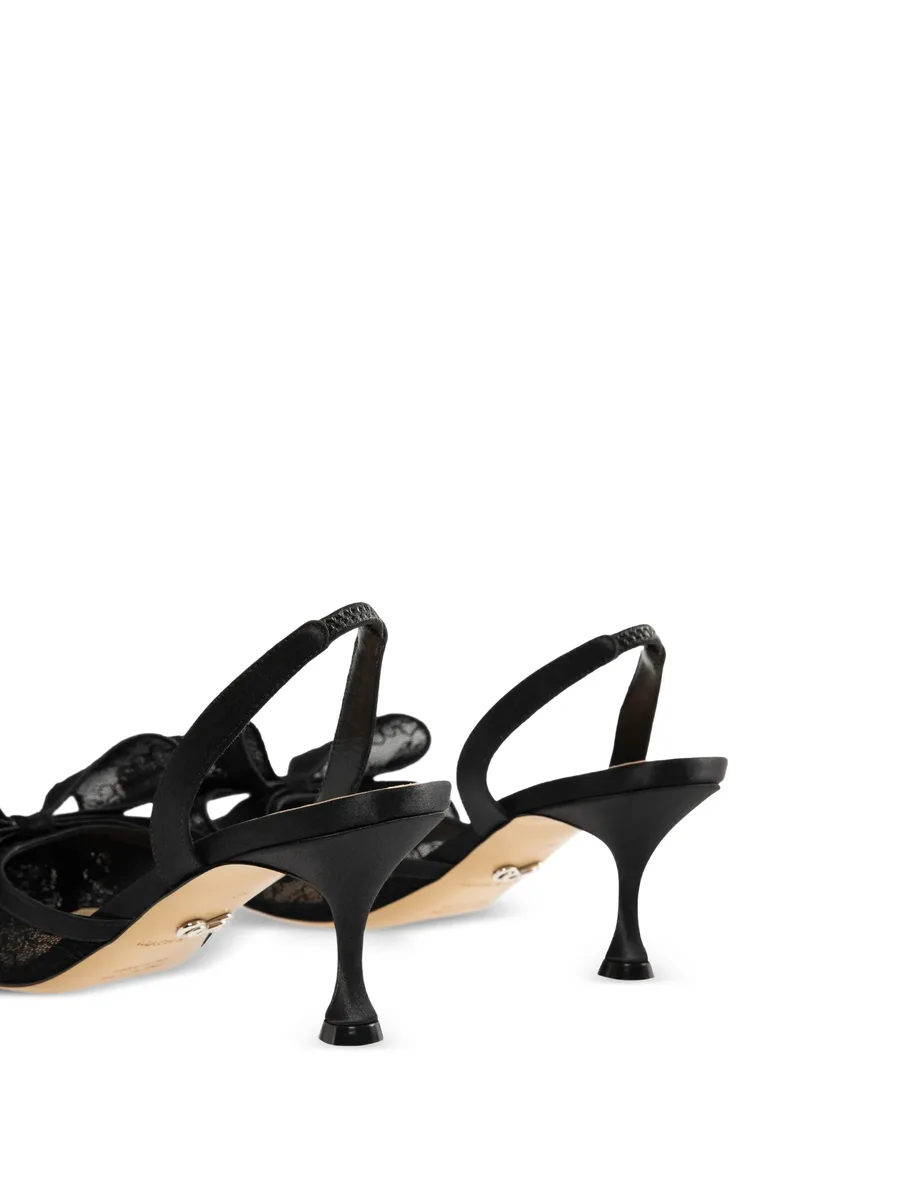 Le Cadeau lace slingback pumps 8