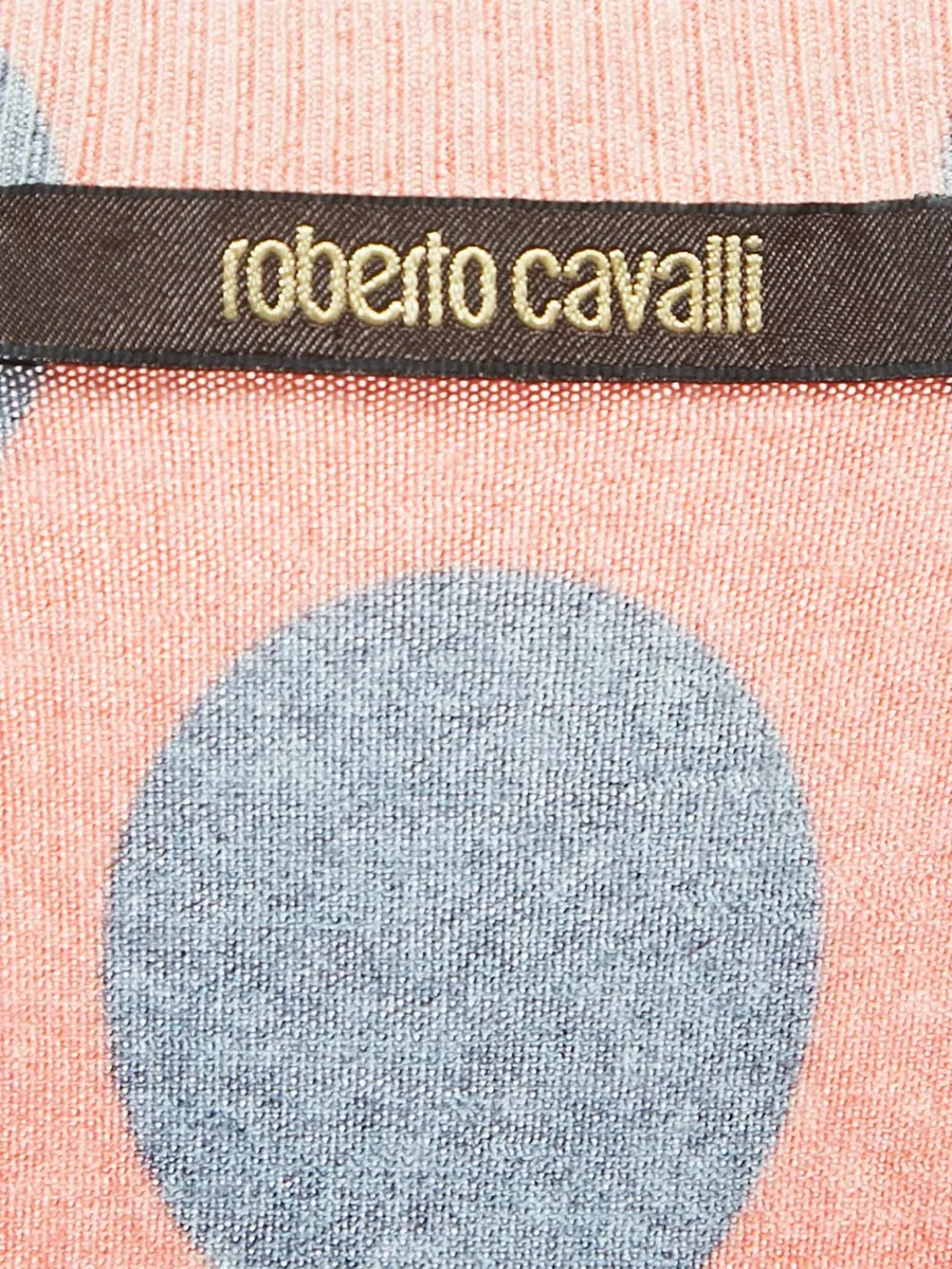 floral-print polka-dot cardigan 3
