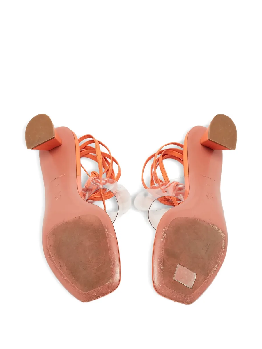 leather heeled sandals 10