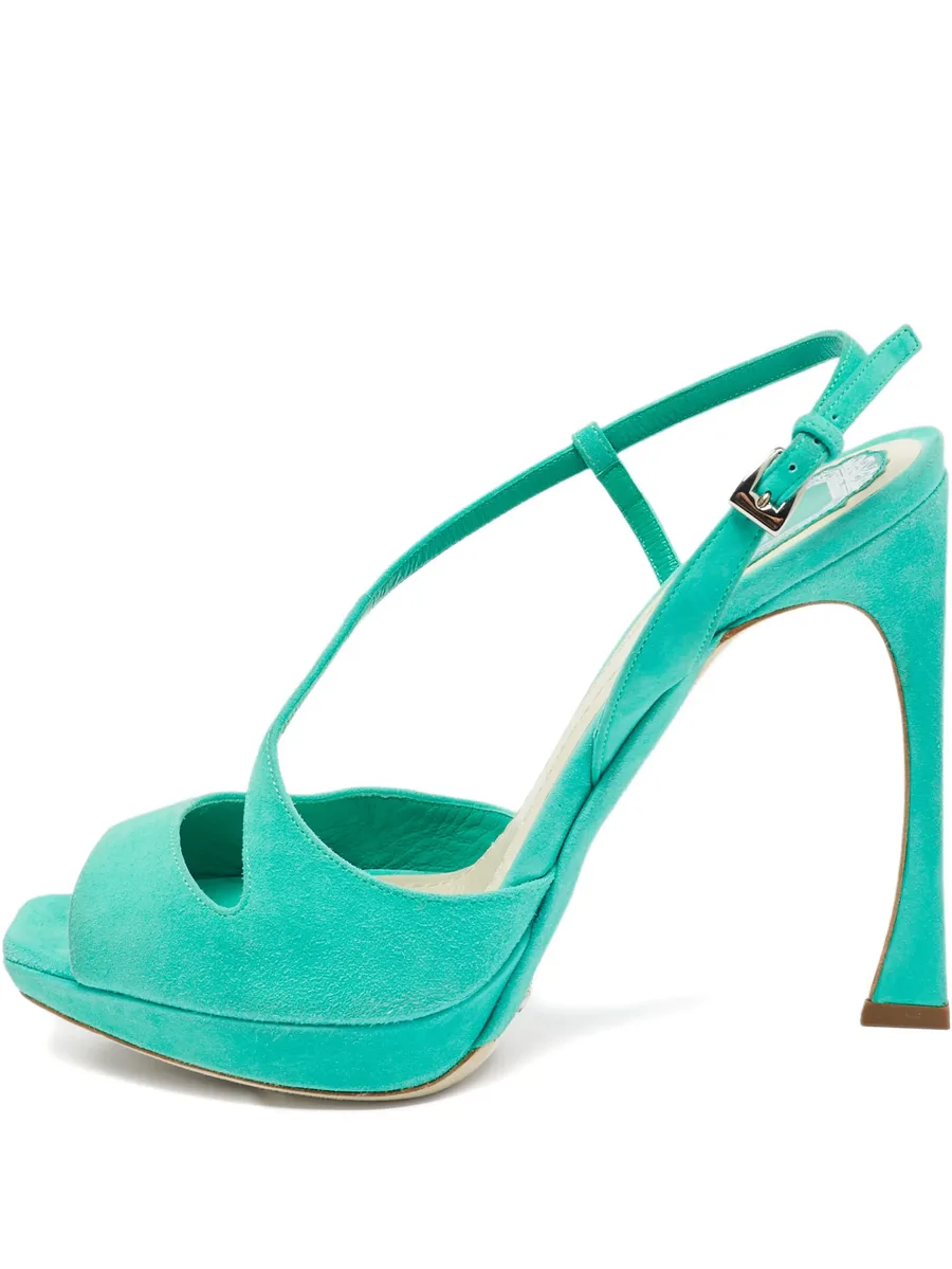 sculpted-heel slingback sandals 2