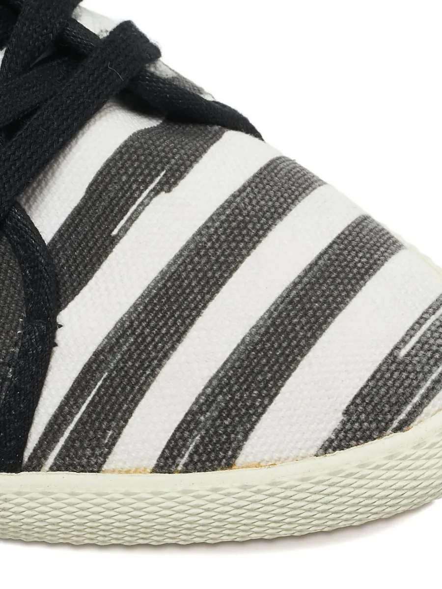 polka dot canvas sneakers 8