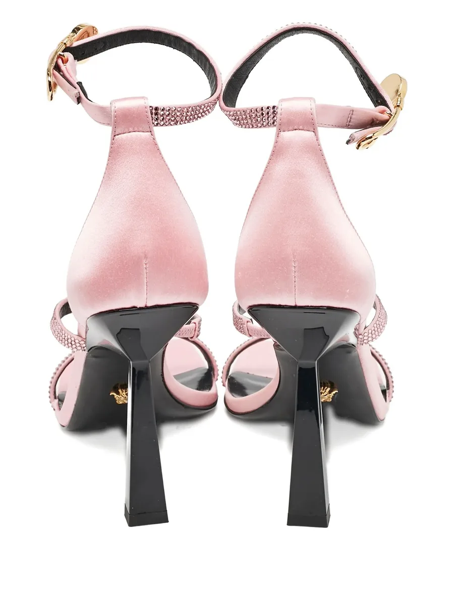 110mm satin rhinestone-embellished sandals 5