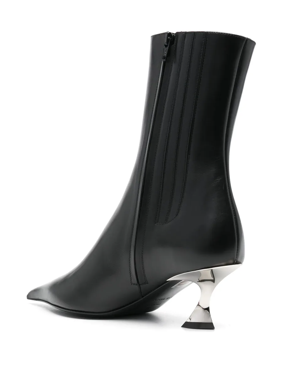 60mm leather ankle boots 6