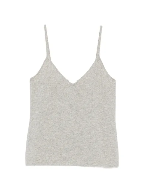 cashmere spaghetti-strap top