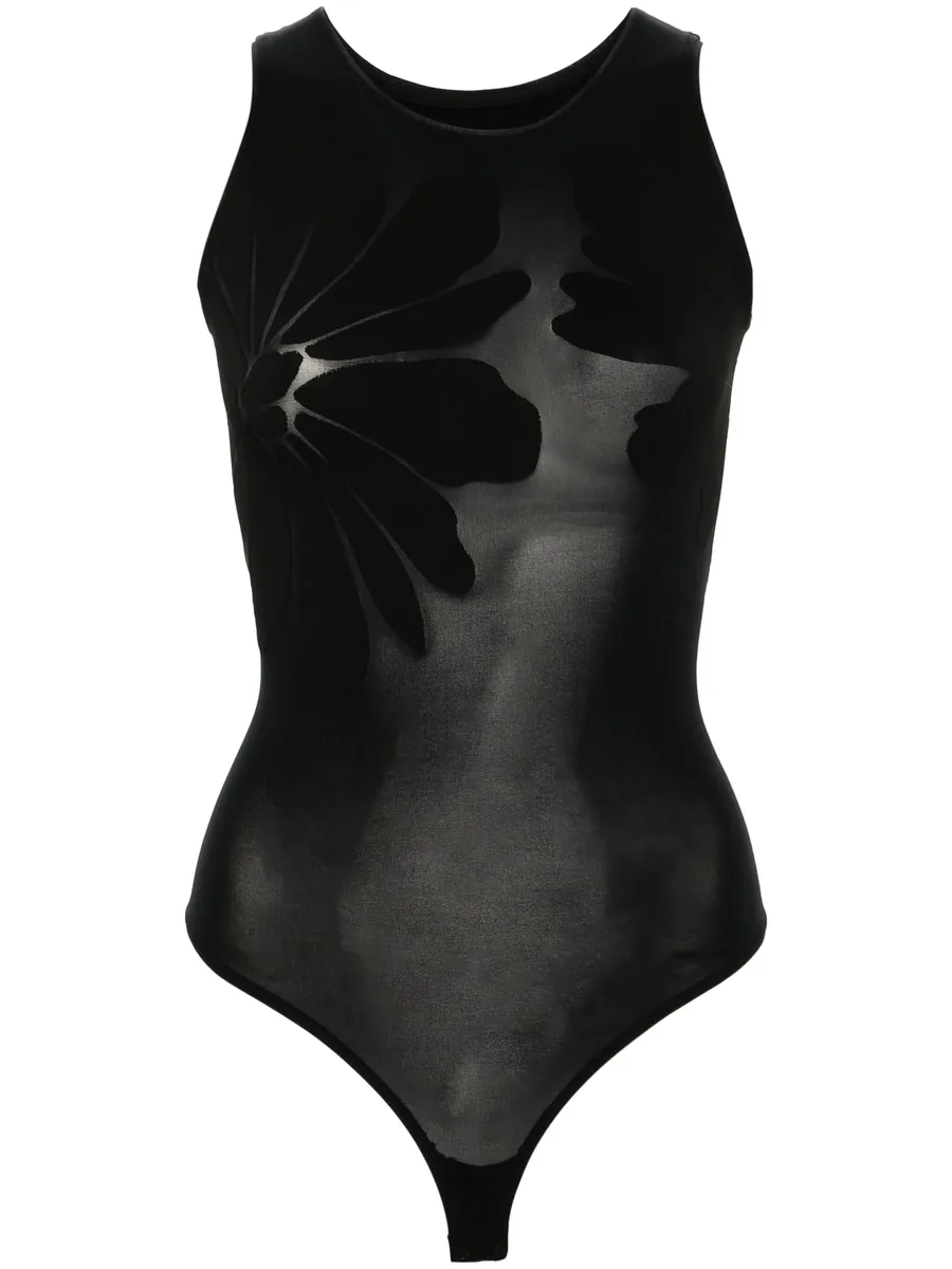 полупрозрачное боди Body Tattoo 1