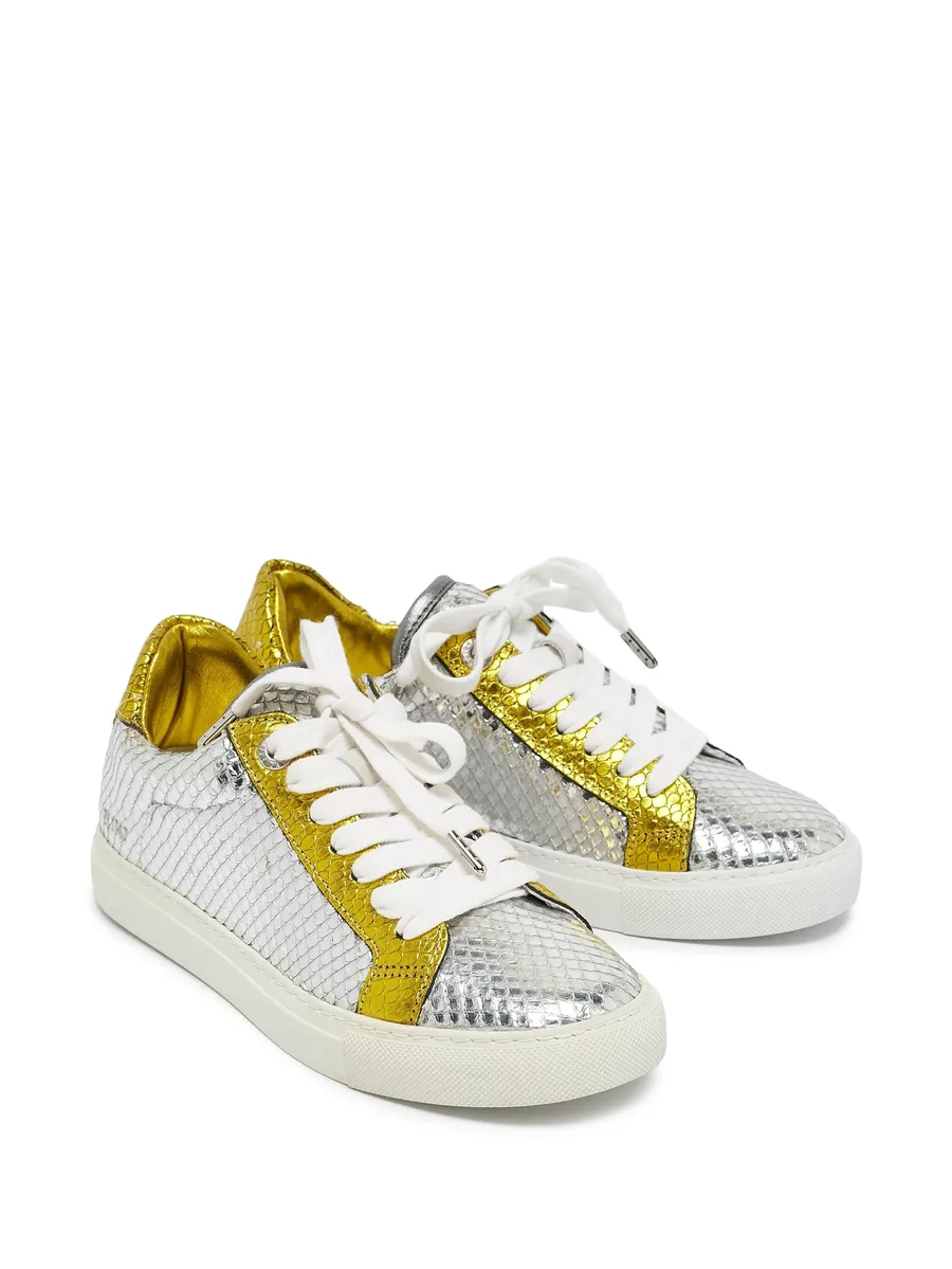 snakeskin-effect sneakers 4