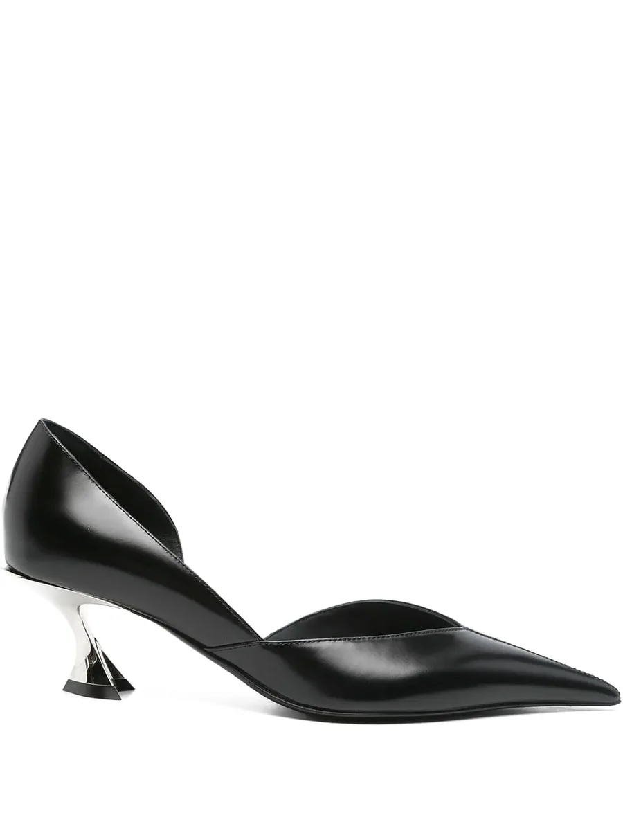 55mm Fang sculpted-heel pumps 1