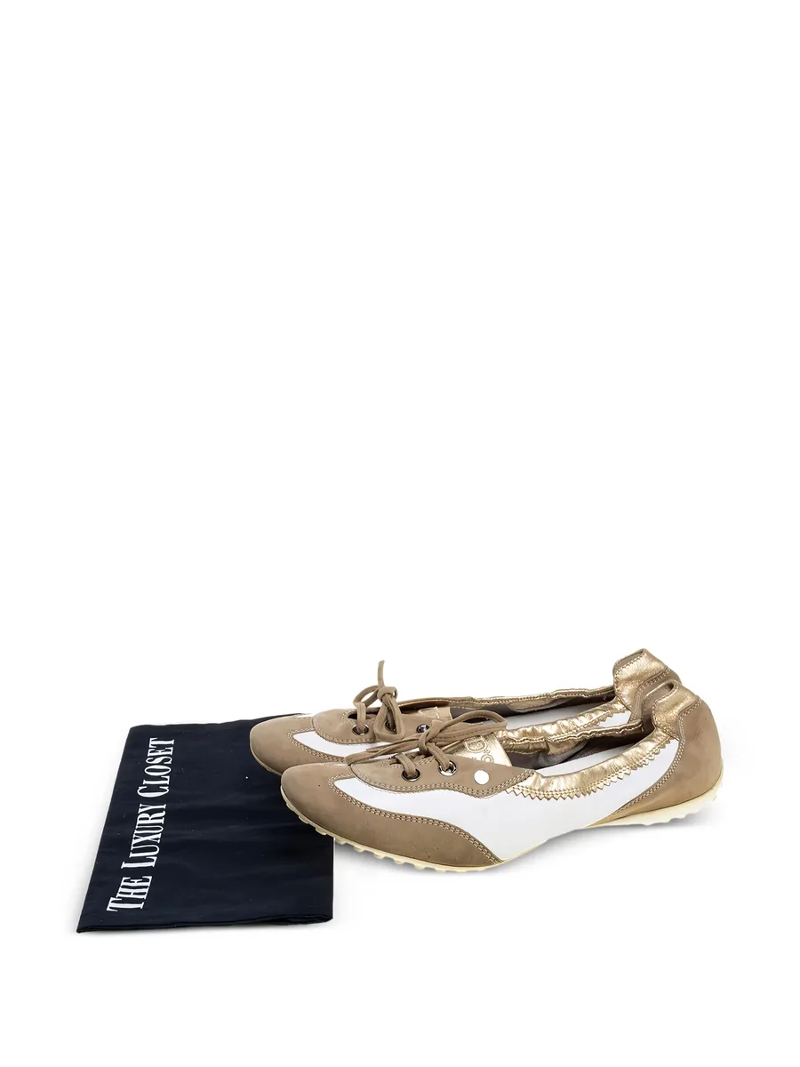 suede lace-up ballet flats 14