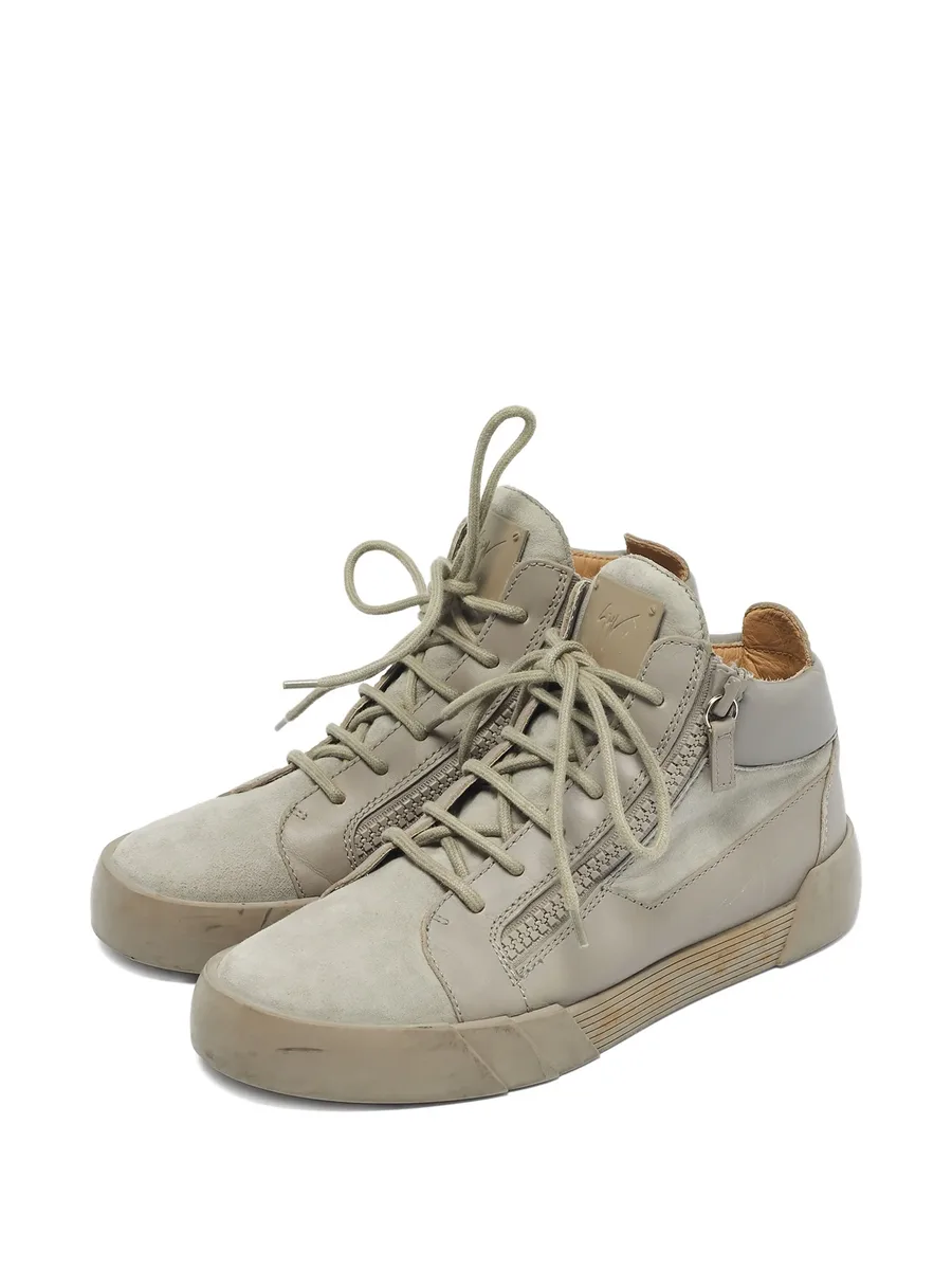 double sketch leather sneakers 9