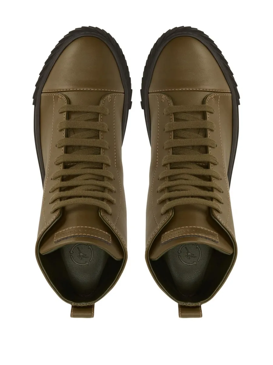 Ecoblabber lace-up high-top sneakers 7