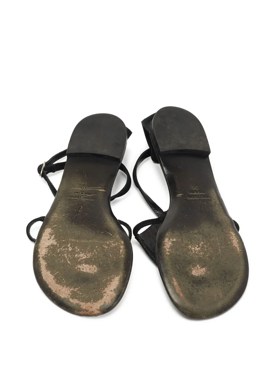crystal-embellished sandals 7
