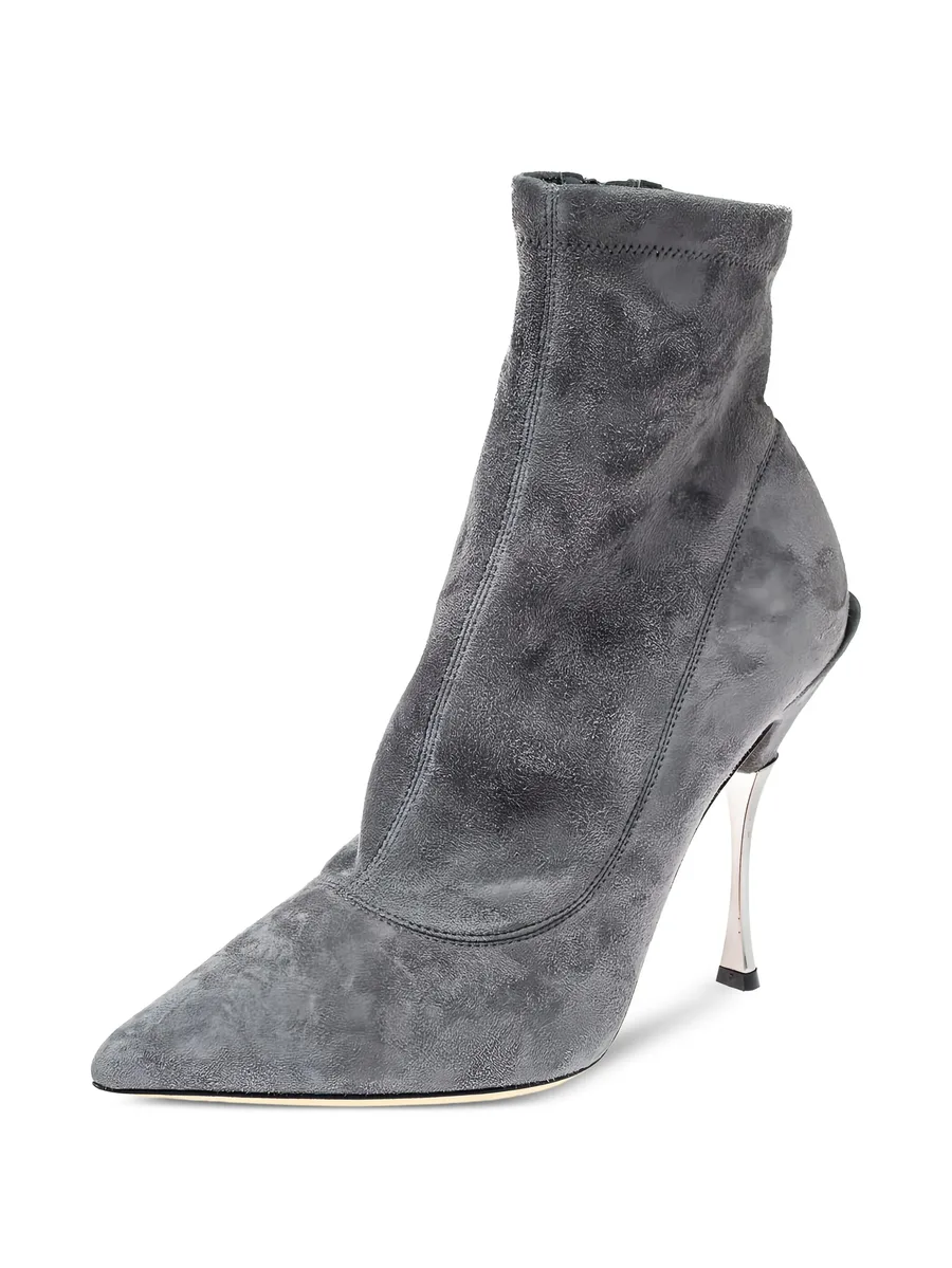 115mm leather ankle boots 4