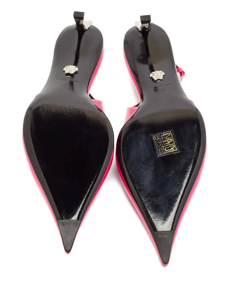 45mm pointed-toe slingback pumps 7
