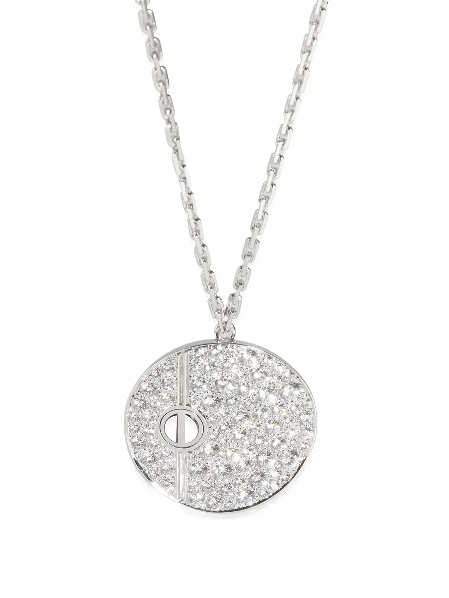 колье Love Pendant pre-owned из белого золота 1