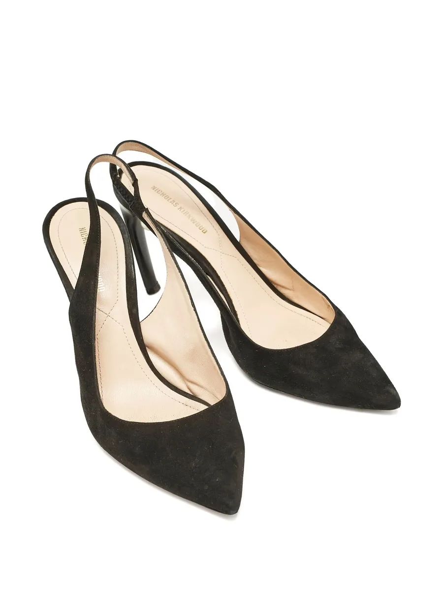 Pre-owned 95mm slingback pumps 3