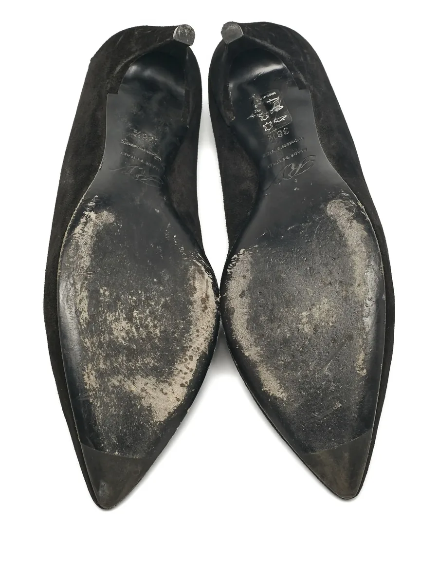 70mm suede pumps 6