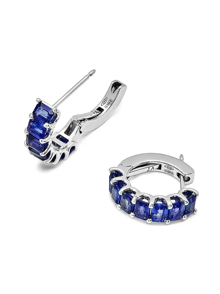 sapphire hoop earrings 5