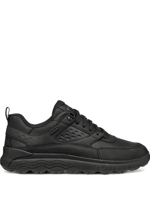 Spherica Leisure perforated leather lace-up trainers