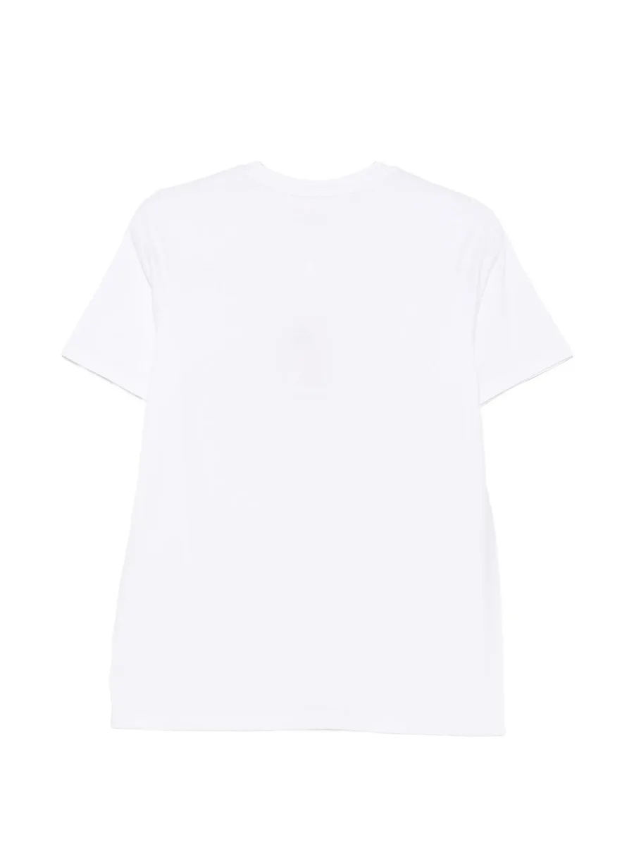 sequin-embellished floral-logo T-shirt 2