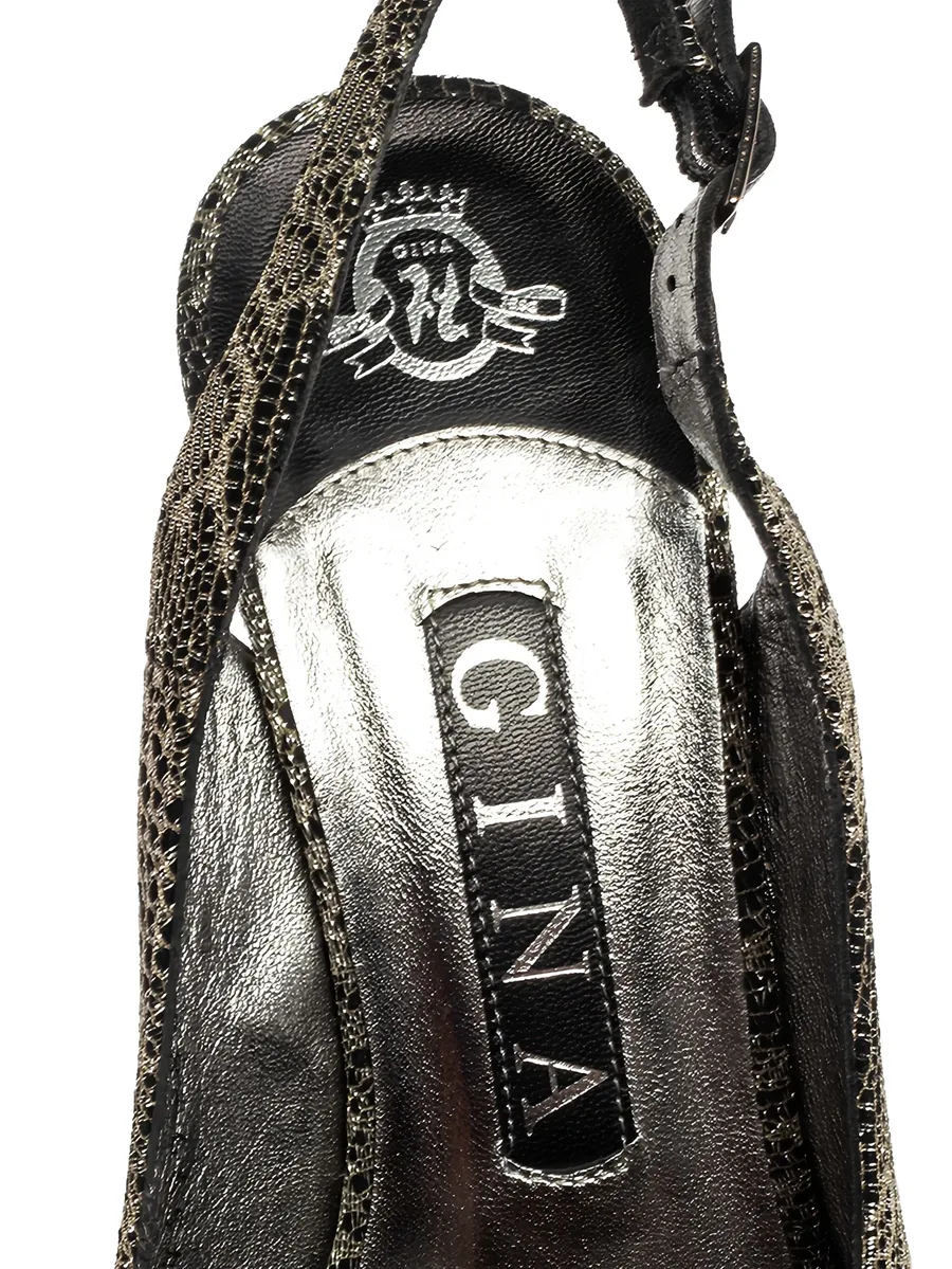 босоножки pre-owned с ремешком на пятке 7
