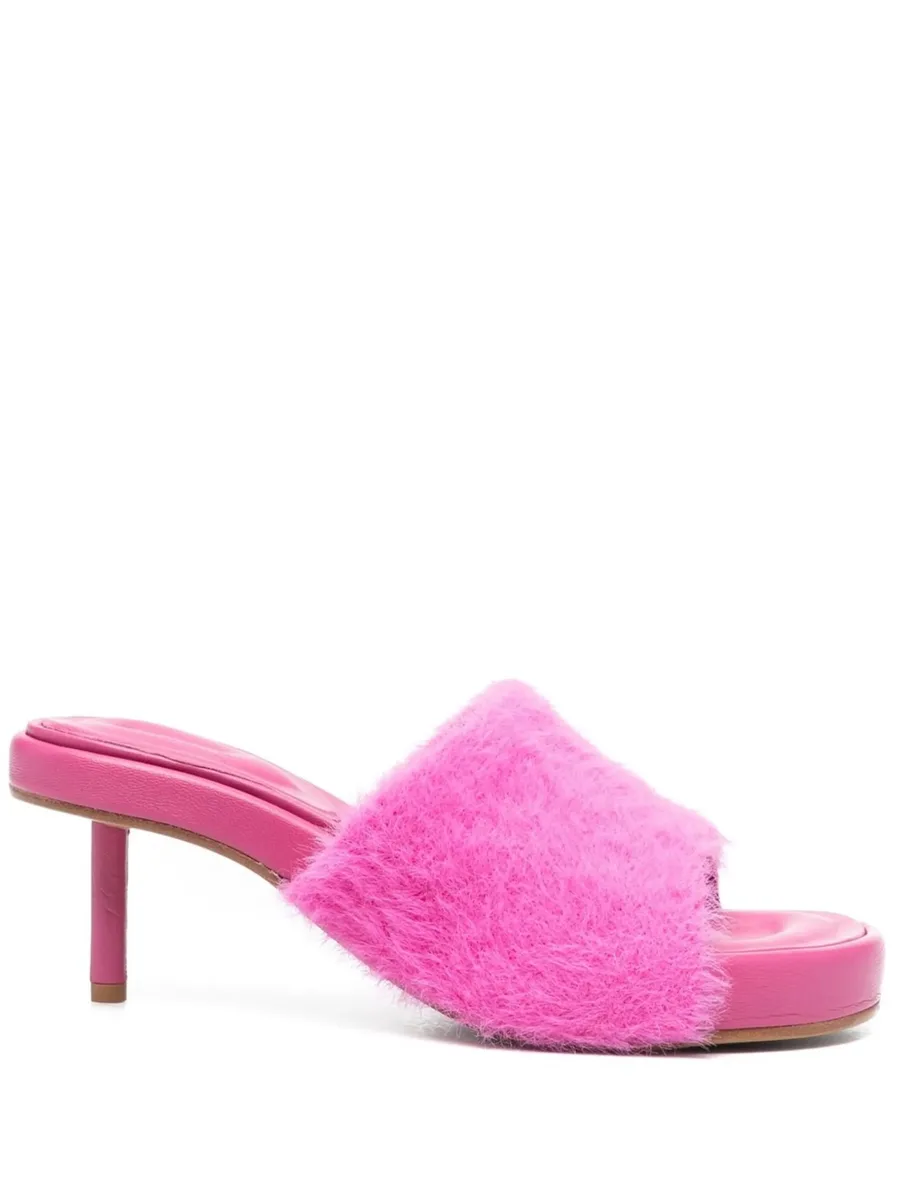 textured-finish open-toe sandals 1