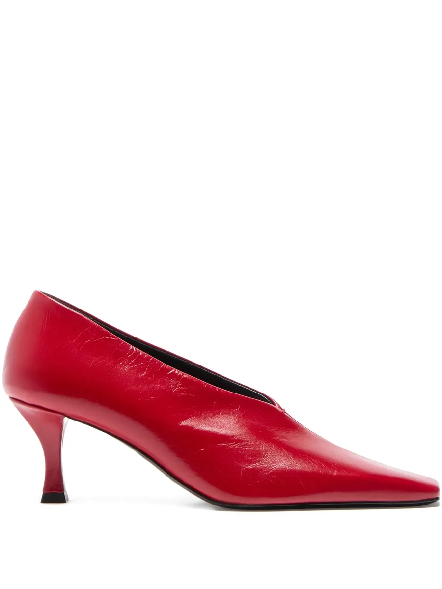 Trap square-toe pumps 1