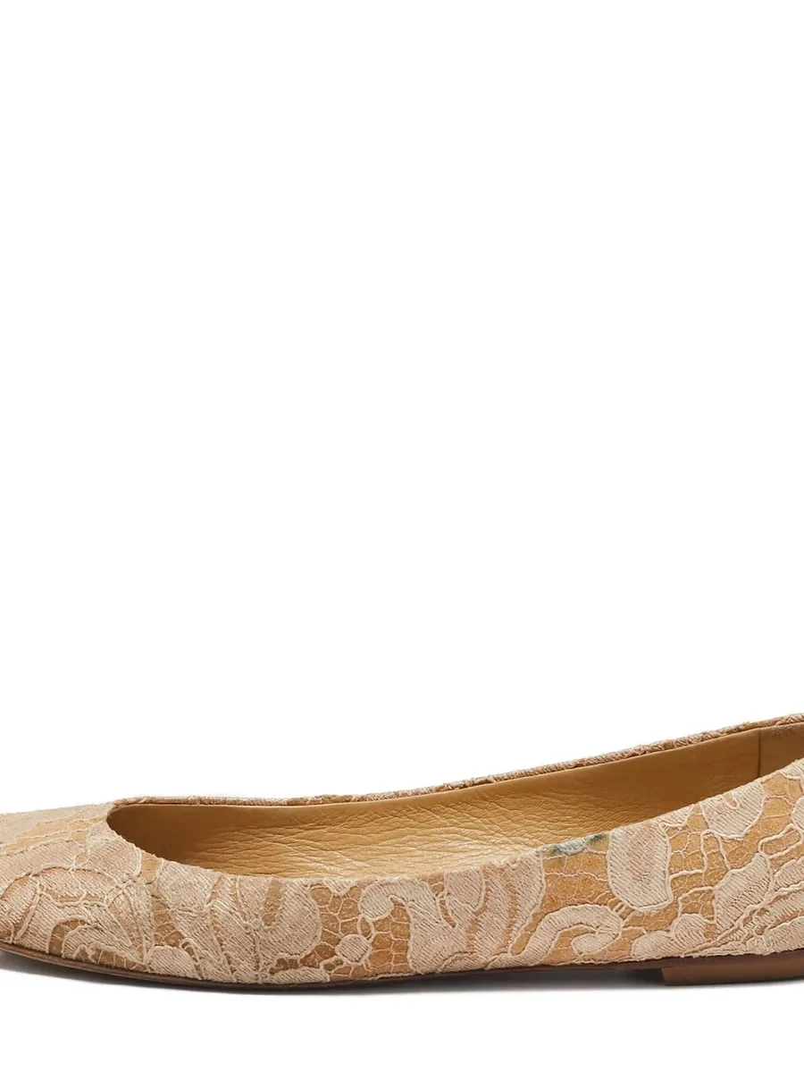 2024 Lace Cap Toe Flats 3