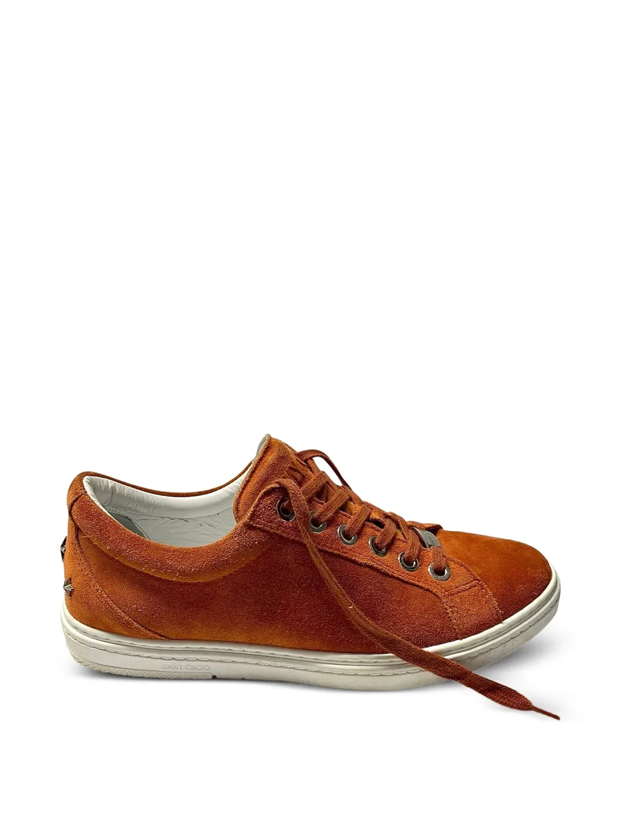 Cash star-stud suede sneakers 2