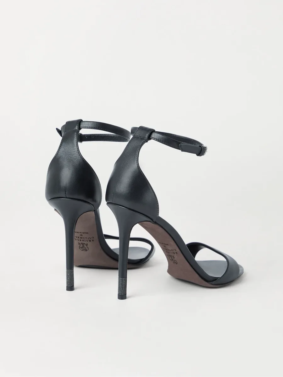 nappa-leather heeled sandals 7