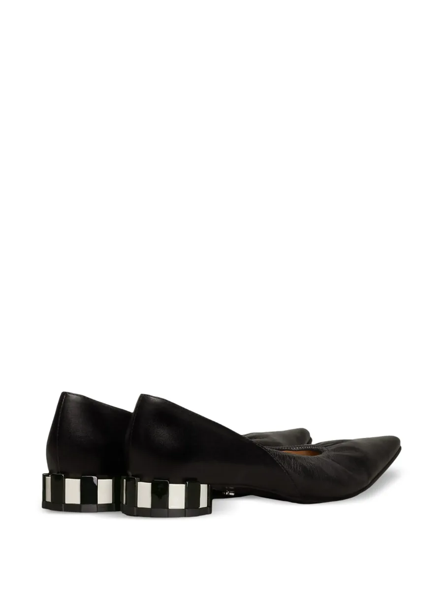 pointed-toe leather pumps 5
