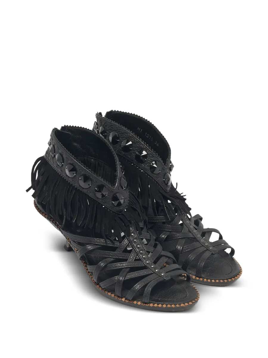 studded fringed sandals 5