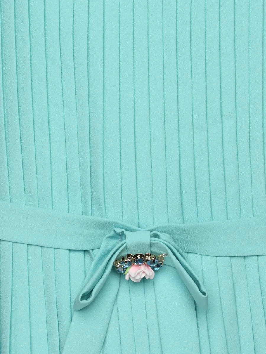 pleated belted top 6