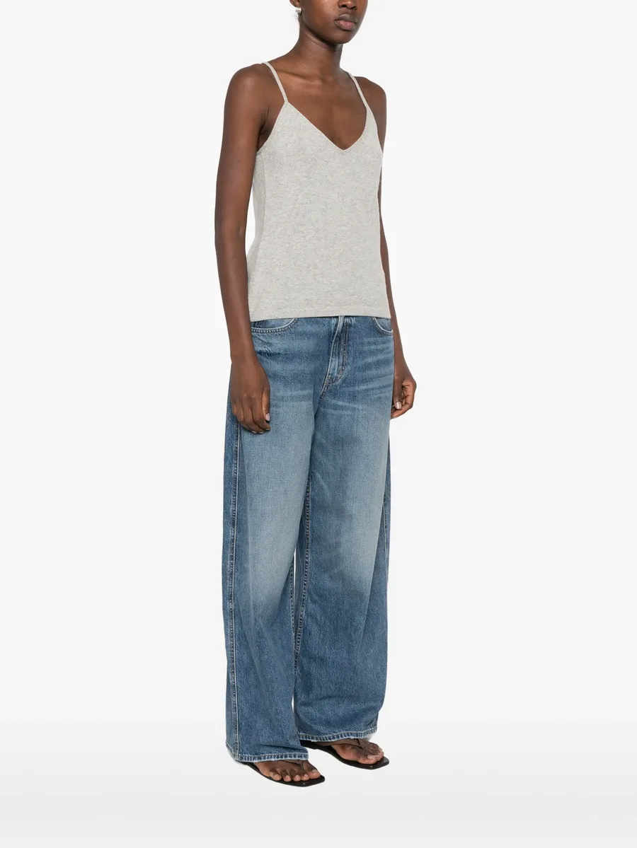 cashmere spaghetti-strap top 3