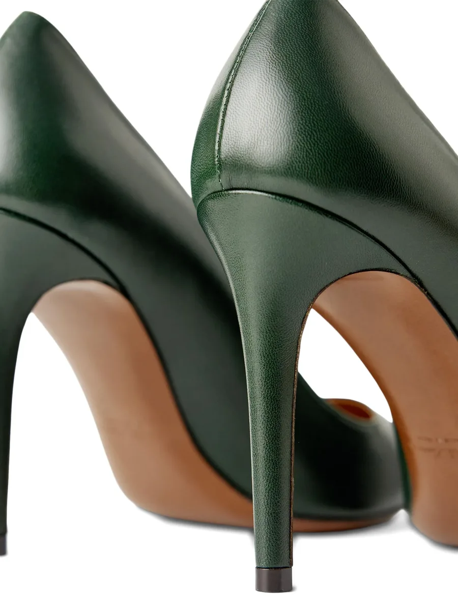 95mm Celia pointed-toe stiletto pumps 9