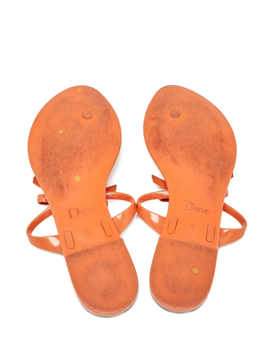 chain-detail flat sandals 5