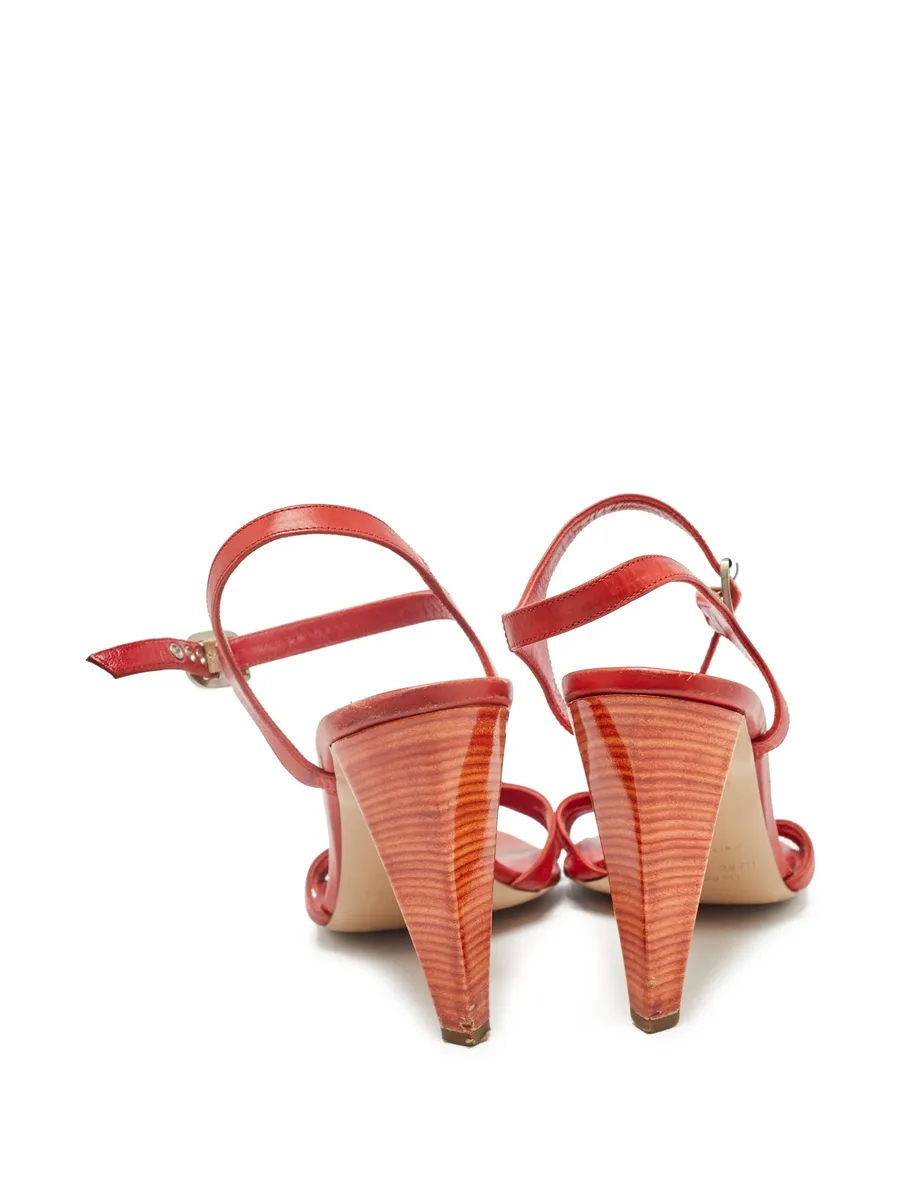 Patent Leather Buckle Sandals 9