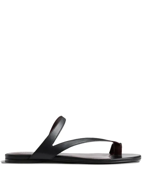 Aimee leather flat sandals