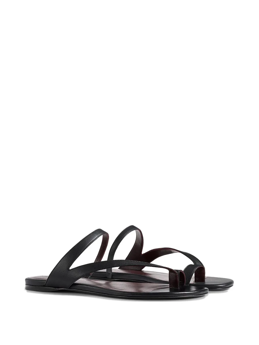 Aimee leather flat sandals 3