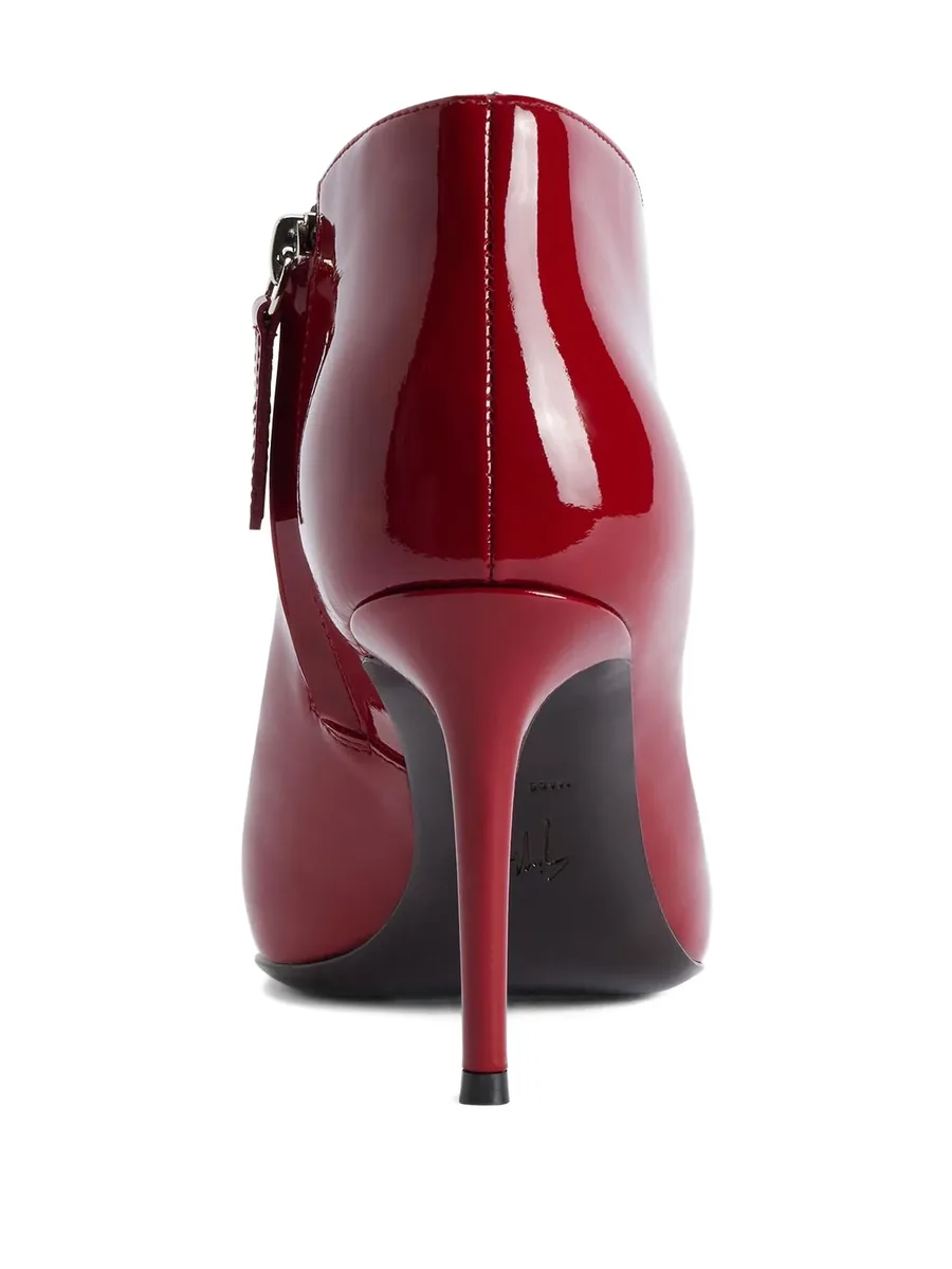 pointed-toe patent leather boots 3