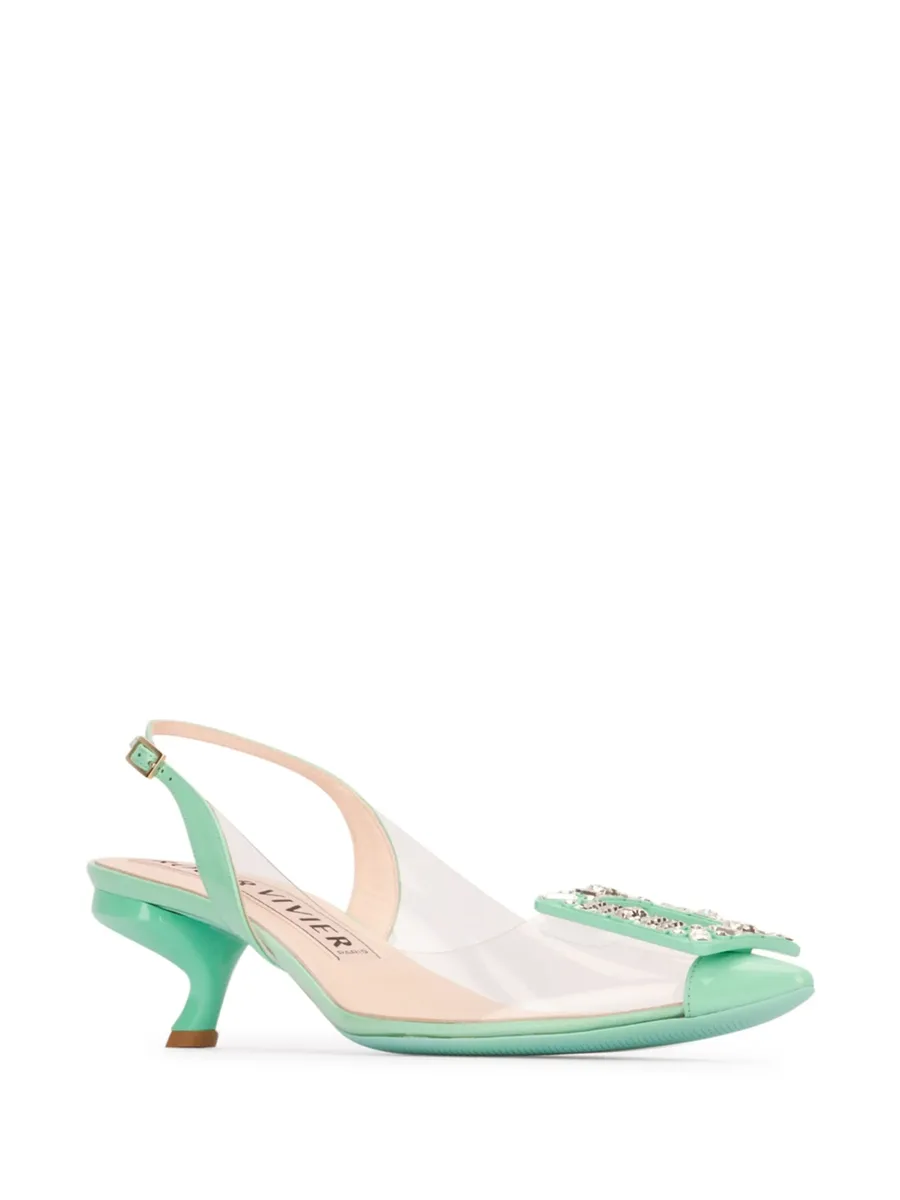 55mm crystal-buckle pumps 3